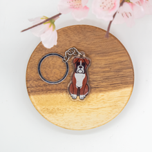 Load image into Gallery viewer, Boxer Pet Dog Keychains Epoxy/Acrylic Keychain
