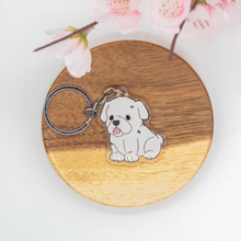 Load image into Gallery viewer, English Bulldog Pet Dog Keychains Epoxy/Acrylic Keychain
