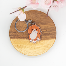 Load image into Gallery viewer, Beagle Pet Dog Keychains Epoxy/Acrylic Keychain

