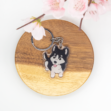 Load image into Gallery viewer, Husky Pet Dog Keychains Epoxy/Acrylic Keychain
