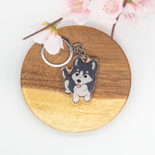 Load image into Gallery viewer, Husky Pet Dog Keychains Epoxy/Acrylic Keychain
