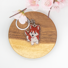 Load image into Gallery viewer, Husky Pet Dog Keychains Epoxy/Acrylic Keychain
