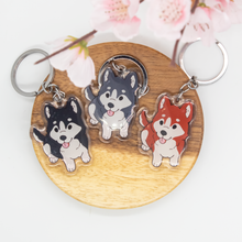 Load image into Gallery viewer, Husky Pet Dog Keychains Epoxy/Acrylic Keychain
