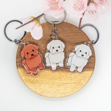 Load image into Gallery viewer, Maltipoo Pet Dog Keychains Epoxy/Acrylic Keychain
