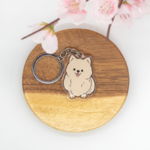 Load image into Gallery viewer, Pomeranian Pet Dog Keychains Epoxy/Acrylic Keychain
