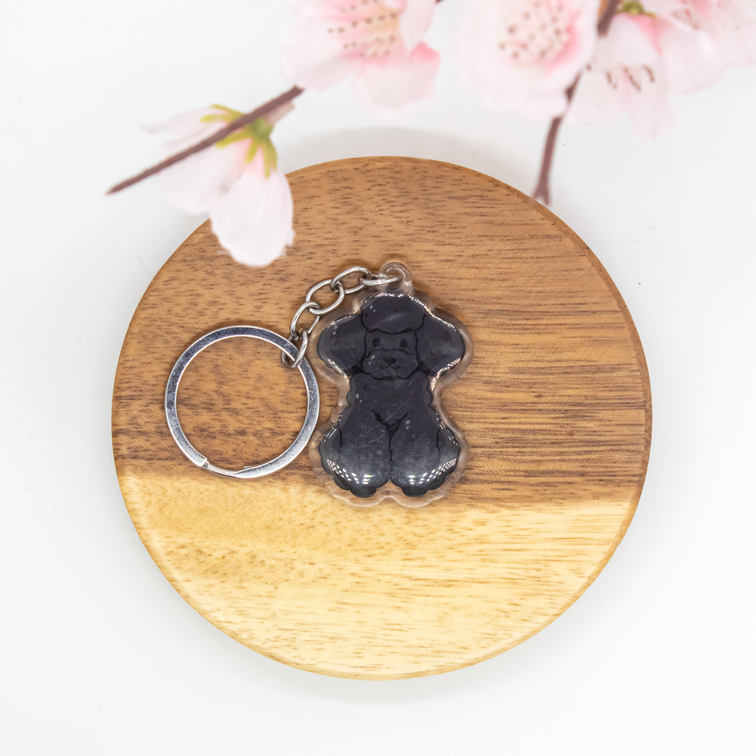 Poodle Pet Dog Keychains Epoxy/Acrylic Keychain