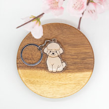 Load image into Gallery viewer, Toy Poodle Pet Dog Keychains Epoxy/Acrylic Keychain
