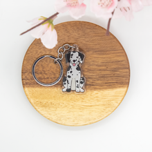 Load image into Gallery viewer, Dalmatian Pet Dog Keychains Epoxy/Acrylic Keychain
