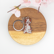 Load image into Gallery viewer, Dalmatian Pet Dog Keychains Epoxy/Acrylic Keychain
