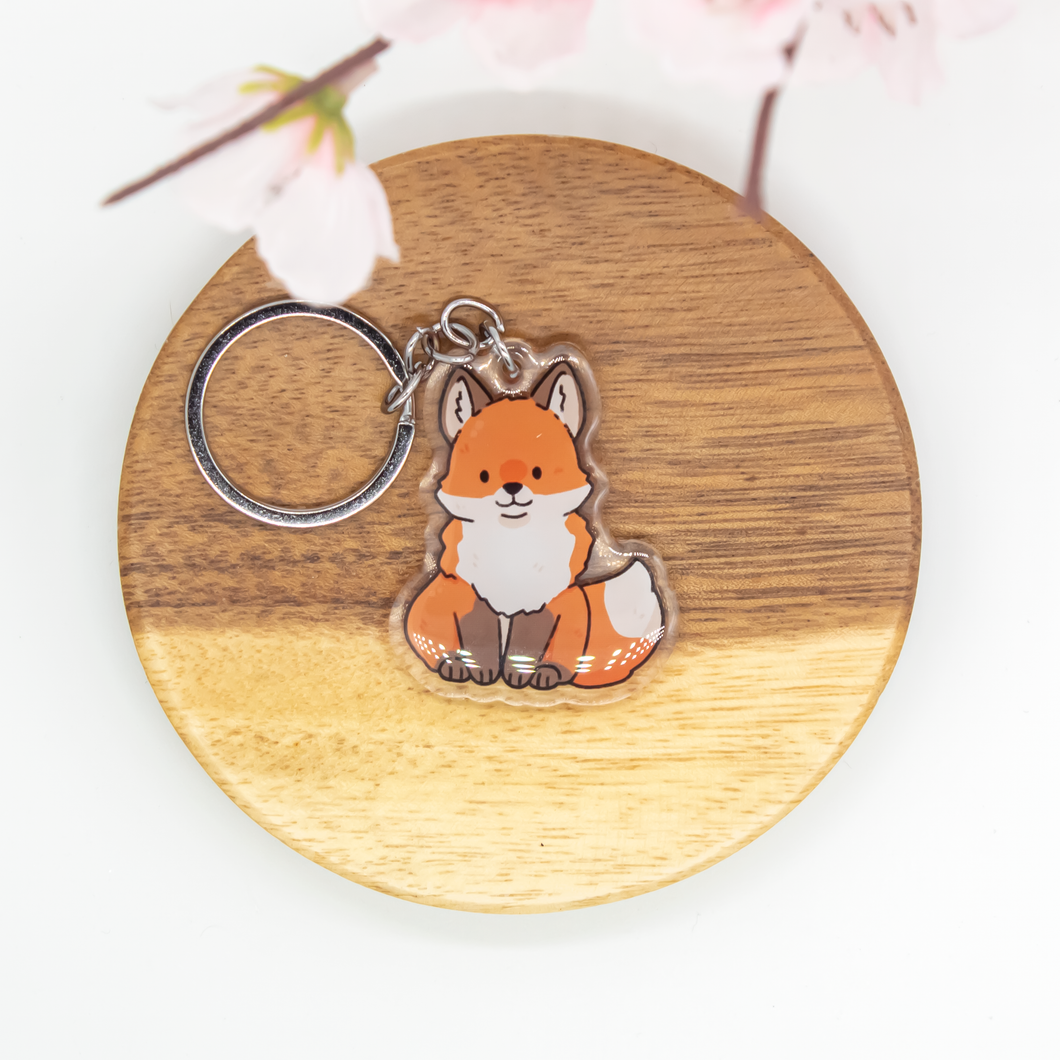 Default Fox Keychains Epoxy/Acrylic Keychain