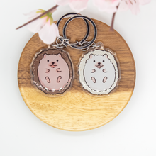 Load image into Gallery viewer, Hedgehog Keychains Epoxy/Acrylic Keychain
