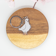 Load image into Gallery viewer, Pigeon Keychain Epoxy/Acrylic Keychain
