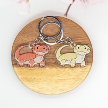 Load image into Gallery viewer, Bearded Dragon Keychain Epoxy/Acrylic Keychain
