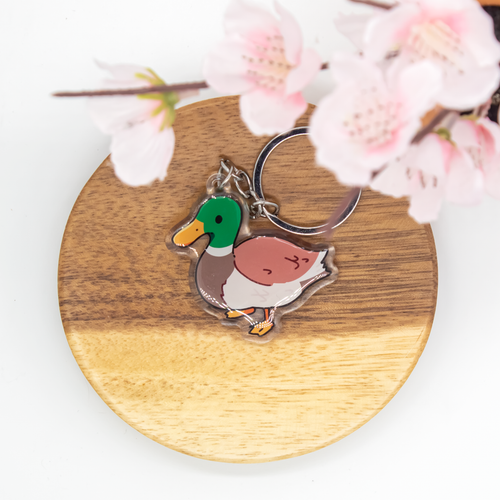 Mallard Duck Epoxy/Acrylic Keychain