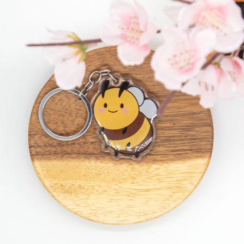 Bee Epoxy/Acrylic Keychain