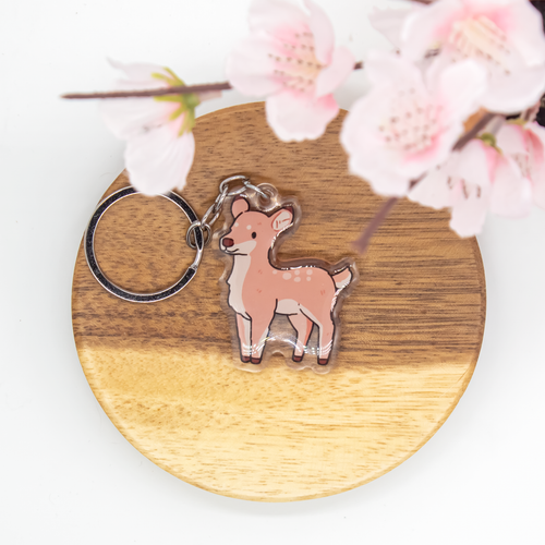 Deer Epoxy/Acrylic Keychain