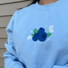 Load image into Gallery viewer, Embroidered Blueberry Sweatshirt
