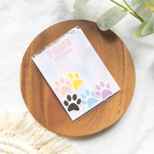 Load image into Gallery viewer, Colorful Paw Print Mini Sticker Pack
