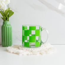 Load image into Gallery viewer, Green oversized glass mug
