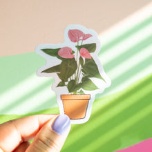 Load image into Gallery viewer, Flamingo Pig Tail Plant Sticker
