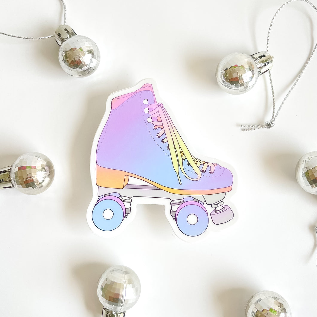 Pastel Roller Skate Sticker