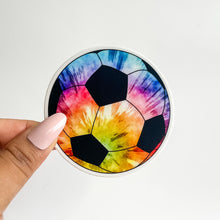 Load image into Gallery viewer, Tie Dye Soccer Ball Sticker
