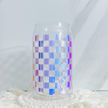 Load image into Gallery viewer, rainbow disco can glass

